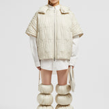 MONCLER X WILLOW SMITH HAISSA 2-IN-1 SHORT DOWN JACKET