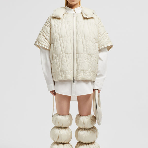 MONCLER X WILLOW SMITH HAISSA 2-IN-1 SHORT DOWN JACKET