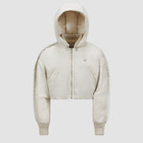 MONCLER X WILLOW SMITH MALEK HOODED SHORT DOWN JACKET