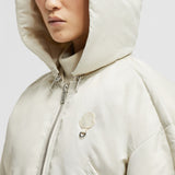 MONCLER X WILLOW SMITH MALEK HOODED SHORT DOWN JACKET