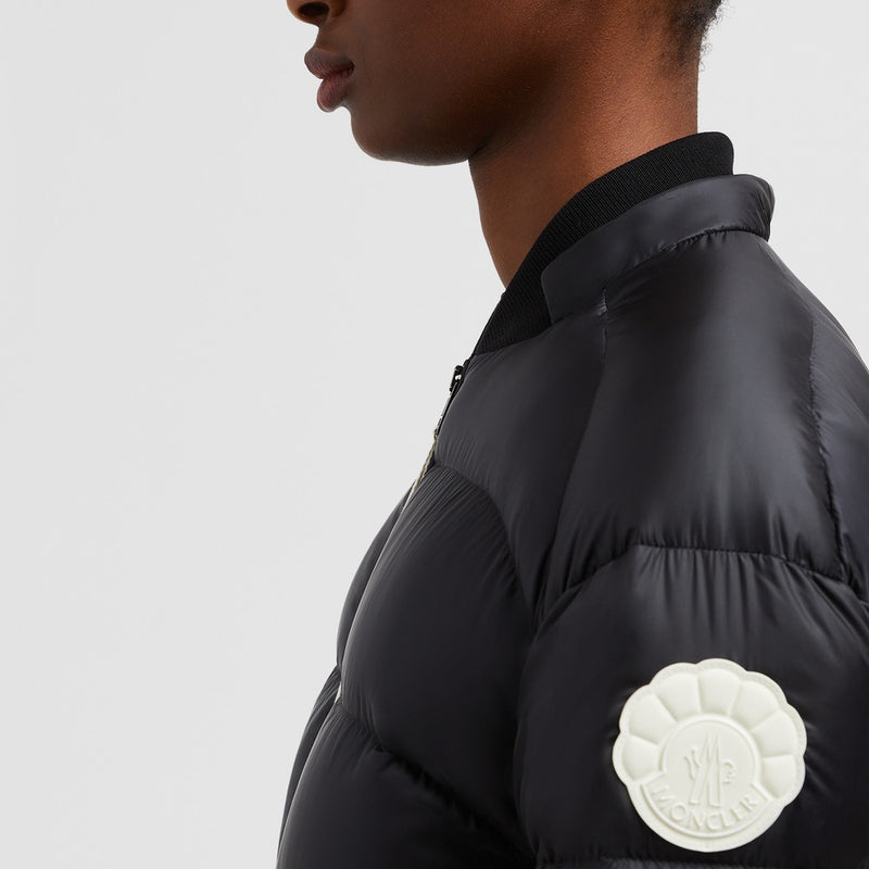 MONCLER X LULU LI POSTERUS HOODED SHORT DOWN JACKET