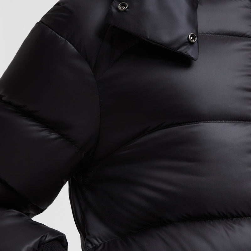 MONCLER X LULU LI POSTERUS HOODED SHORT DOWN JACKET