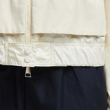 JANZE HOODED TWILL SHORT DOWN JACKET