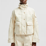 SOIGNES BOUCLÉ & COTTON SHORT DOWN JACKET