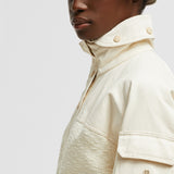 SOIGNES BOUCLÉ & COTTON SHORT DOWN JACKET