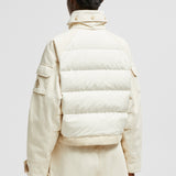 SOIGNES BOUCLÉ & COTTON SHORT DOWN JACKET