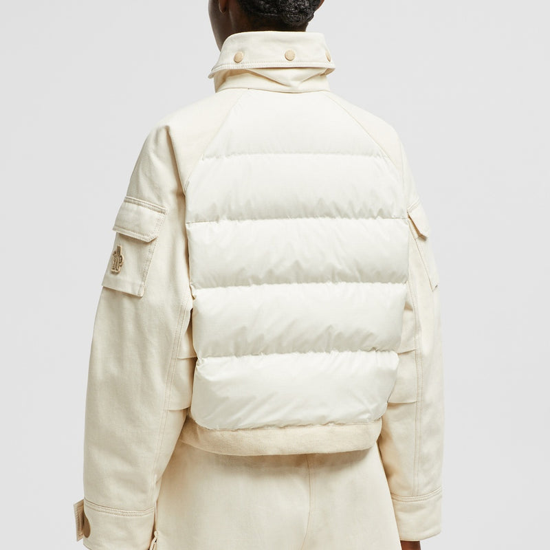 SOIGNES BOUCLÉ & COTTON SHORT DOWN JACKET