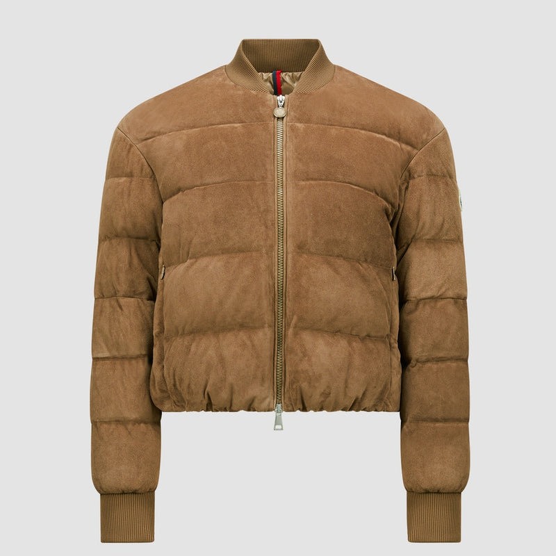POLLET SUEDE DOWN BOMBER JACKET