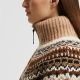 WOOL, MOHAIR & ALPACA SHORT DOWN JACKET