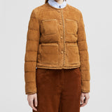 LASSAY SUEDE SHORT DOWN JACKET