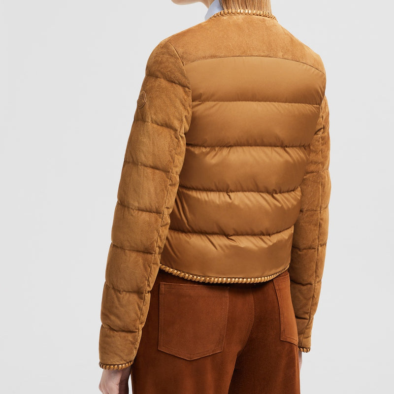 LASSAY SUEDE SHORT DOWN JACKET