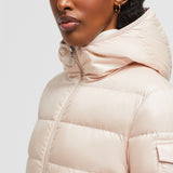 GLES HOODED SHORT DOWN JACKET