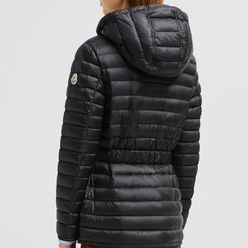 OREDON HOODED MID-LENGTH DOWN JACKET