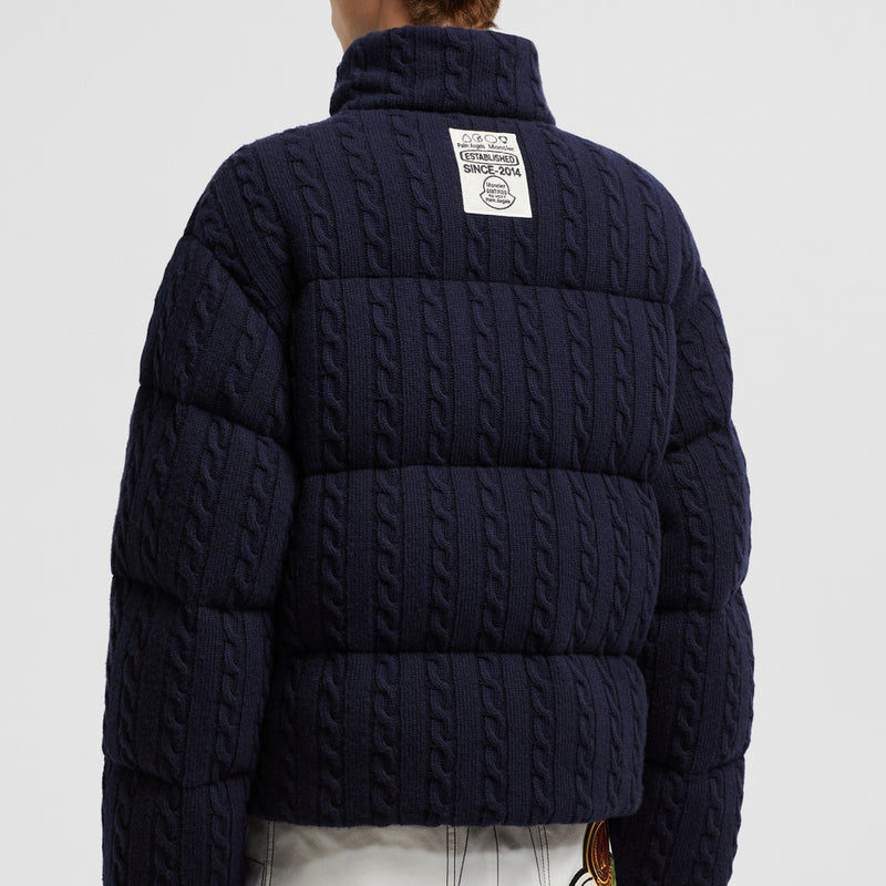 MONCLER X PALM ANGELS AUSTRU WOOL SHORT DOWN JACKET