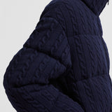 MONCLER X PALM ANGELS AUSTRU WOOL SHORT DOWN JACKET