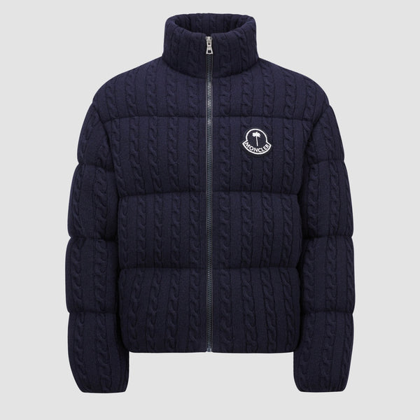 MONCLER X PALM ANGELS AUSTRU WOOL SHORT DOWN JACKET