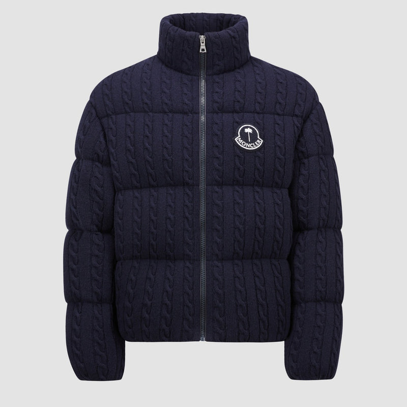 MONCLER X PALM ANGELS AUSTRU WOOL SHORT DOWN JACKET