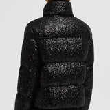 ANTERNES SEQUIN-EMBROIDERED SHORT DOWN JACKET