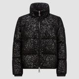 ANTERNES SEQUIN-EMBROIDERED SHORT DOWN JACKET