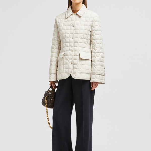 EPINAL SQUARE-QUILTED DOWN SHIRT JACKET