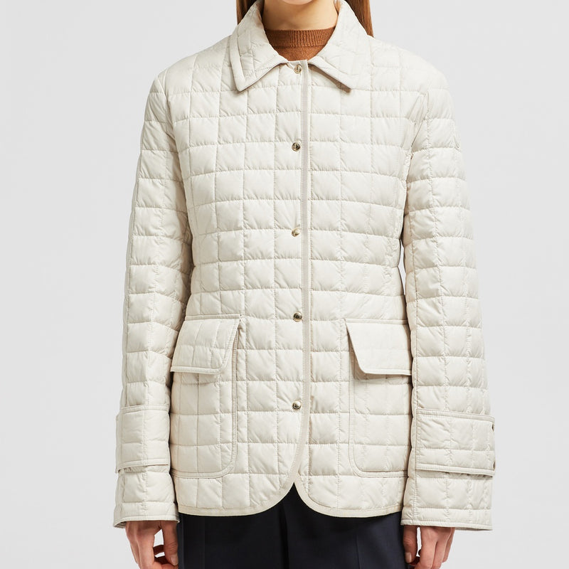 EPINAL SQUARE-QUILTED DOWN SHIRT JACKET