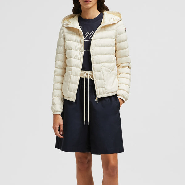 HEDE HOODED SHORT DOWN JACKET