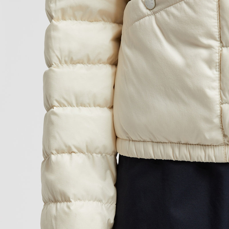 HEDE HOODED SHORT DOWN JACKET