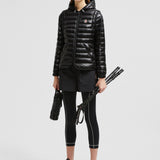 KARURA 2-IN-1 HOODED SHORT DOWN JACKET