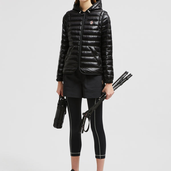KARURA 2-IN-1 HOODED SHORT DOWN JACKET