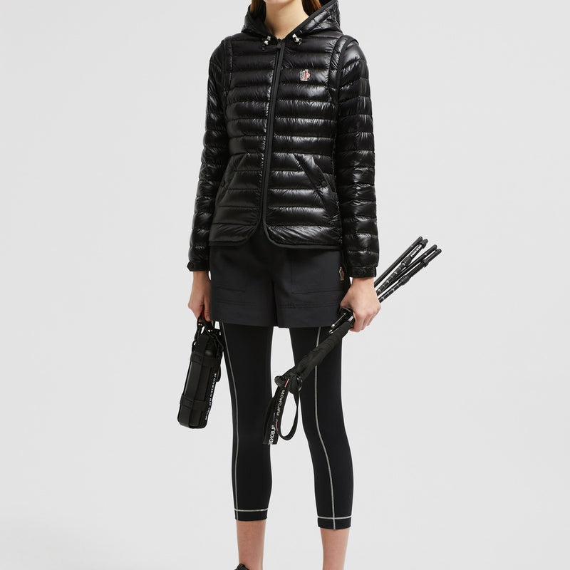 KARURA 2-IN-1 HOODED SHORT DOWN JACKET