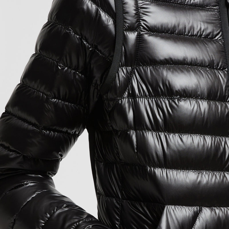 KARURA 2-IN-1 HOODED SHORT DOWN JACKET