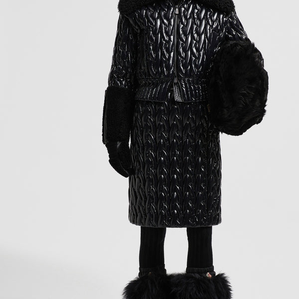 EPUYEN SHEARLING SHORT PADDED JACKET