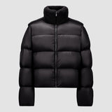 MONCLER + RICK OWENS CYCLOPIC SHEARLING SHORT DOWN JACKET