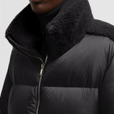 MONCLER + RICK OWENS CYCLOPIC SHEARLING SHORT DOWN JACKET
