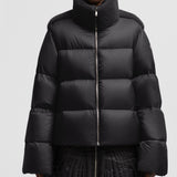 MONCLER + RICK OWENS CYCLOPIC SHEARLING SHORT DOWN JACKET