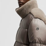 MONCLER + RICK OWENS CYCLOPIC SHEARLING SHORT DOWN JACKET