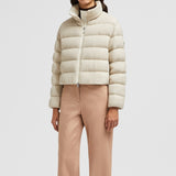 THOIRY LAMINATED COTTON SHORT DOWN JACKET