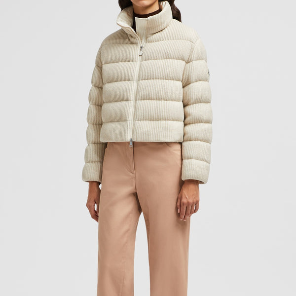 THOIRY LAMINATED COTTON SHORT DOWN JACKET
