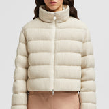THOIRY LAMINATED COTTON SHORT DOWN JACKET