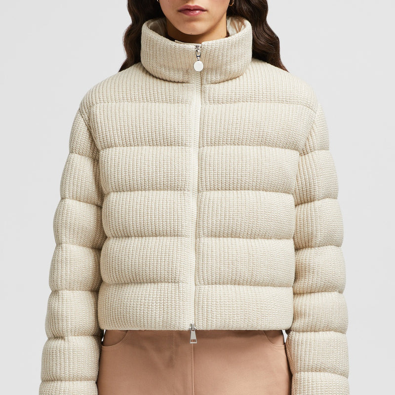 THOIRY LAMINATED COTTON SHORT DOWN JACKET
