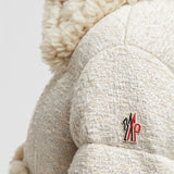 STOWE BOUCLÉ SHEARLING SHORT DOWN JACKET
