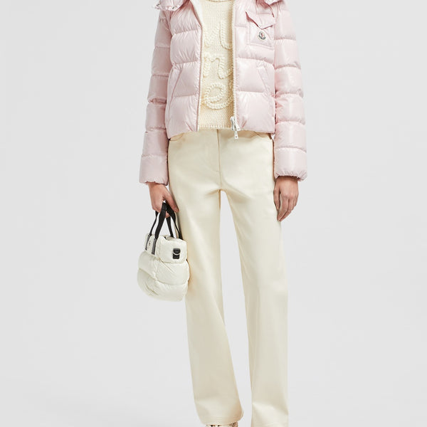 ANDRO HOODED SHORT DOWN JACKET
