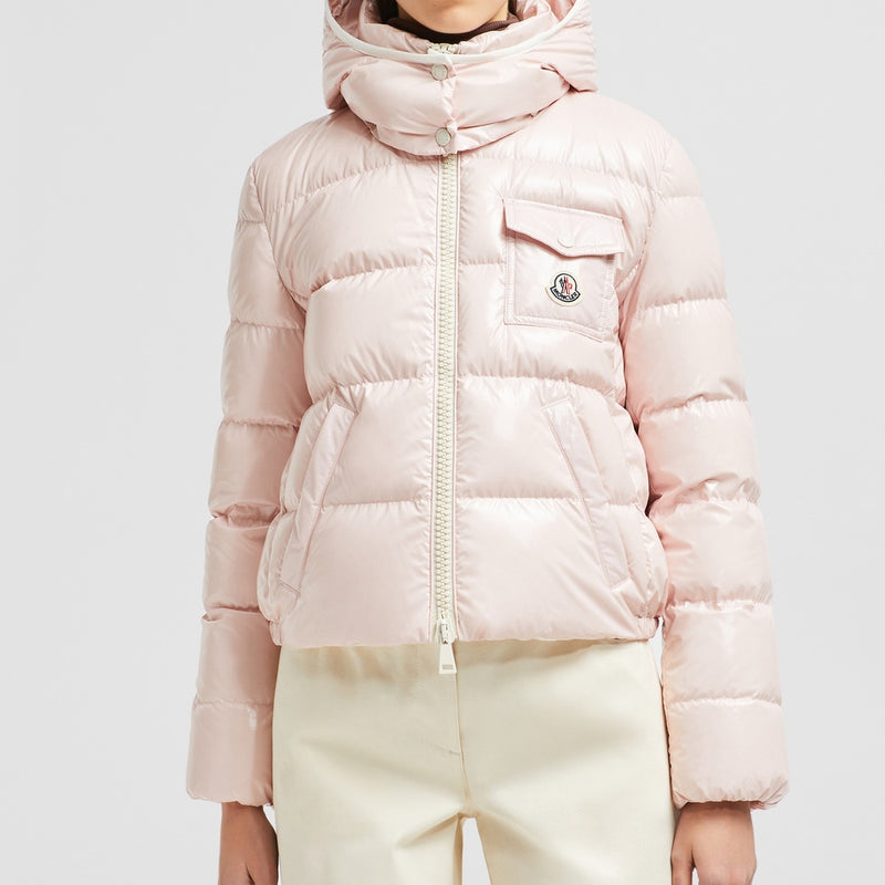 ANDRO HOODED SHORT DOWN JACKET