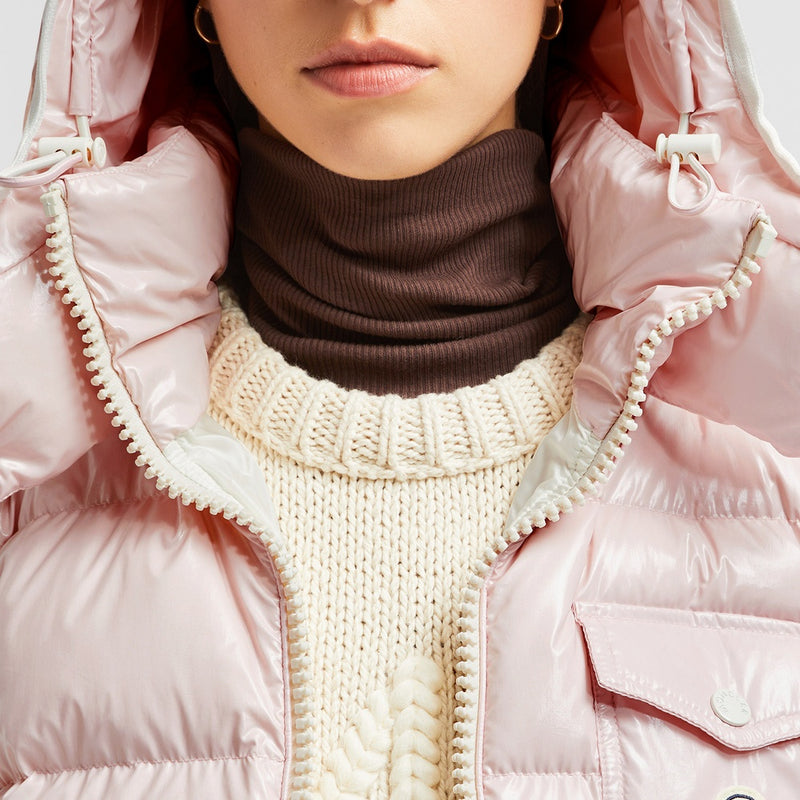 ANDRO HOODED SHORT DOWN JACKET