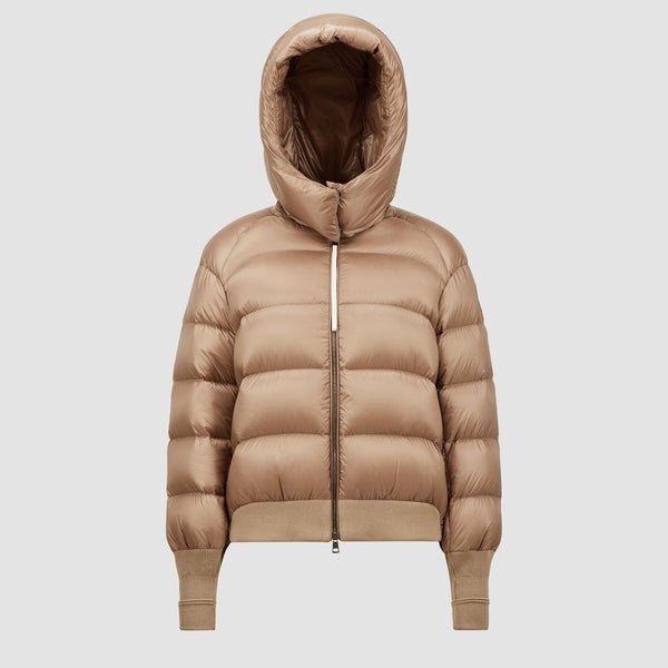 MONCLER X LULU LI POSTERUS HOODED SHORT DOWN JACKET