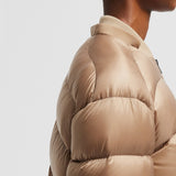 MONCLER X LULU LI POSTERUS HOODED SHORT DOWN JACKET