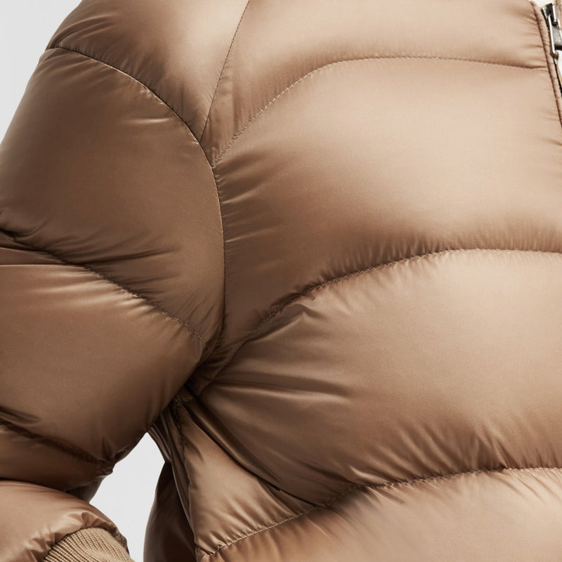 MONCLER X LULU LI POSTERUS HOODED SHORT DOWN JACKET
