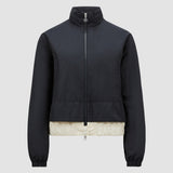 JANZE HOODED TWILL SHORT DOWN JACKET