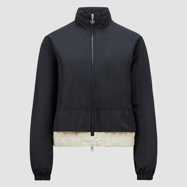 JANZE HOODED TWILL SHORT DOWN JACKET