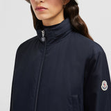 JANZE HOODED TWILL SHORT DOWN JACKET